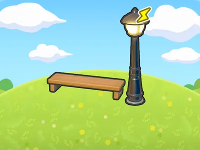 Illuminated bench