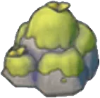 Mossy boulder