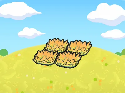 Yellow tall grass