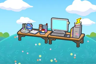 Researcher's desk