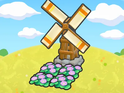 Windy Flower Bed