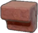 Carved red rock