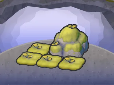 Mossy boulder