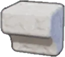 Carved white rock