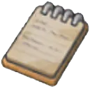 Grubby notepad