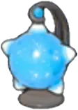 Indigo meteor lamp