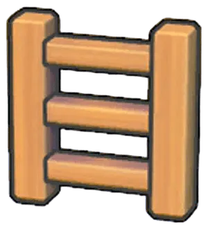 Wooden ladder