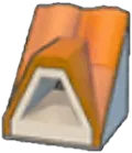 Dormered brick roof