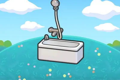 Simple bathroom