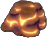 Molten rock