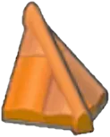 Brick hipped roof
