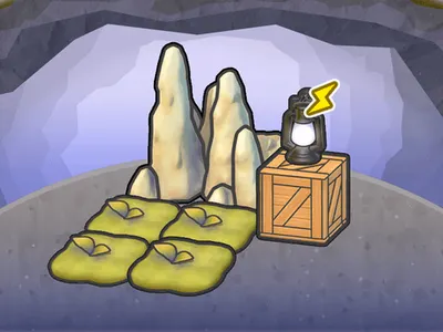 Creepy white rocks