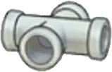 Iron pipe (horizontal cross)