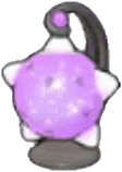 Violet meteor lamp