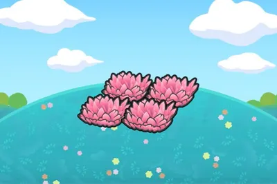 Pink tall grass