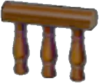 Wooden handrail
