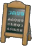 Menu board