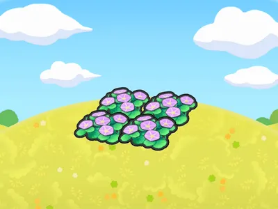 Breezy flower bed