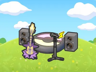 Amped rock stage