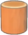 Upright log